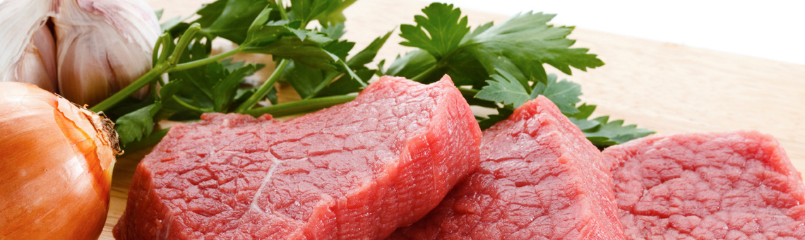 Meat with parsley